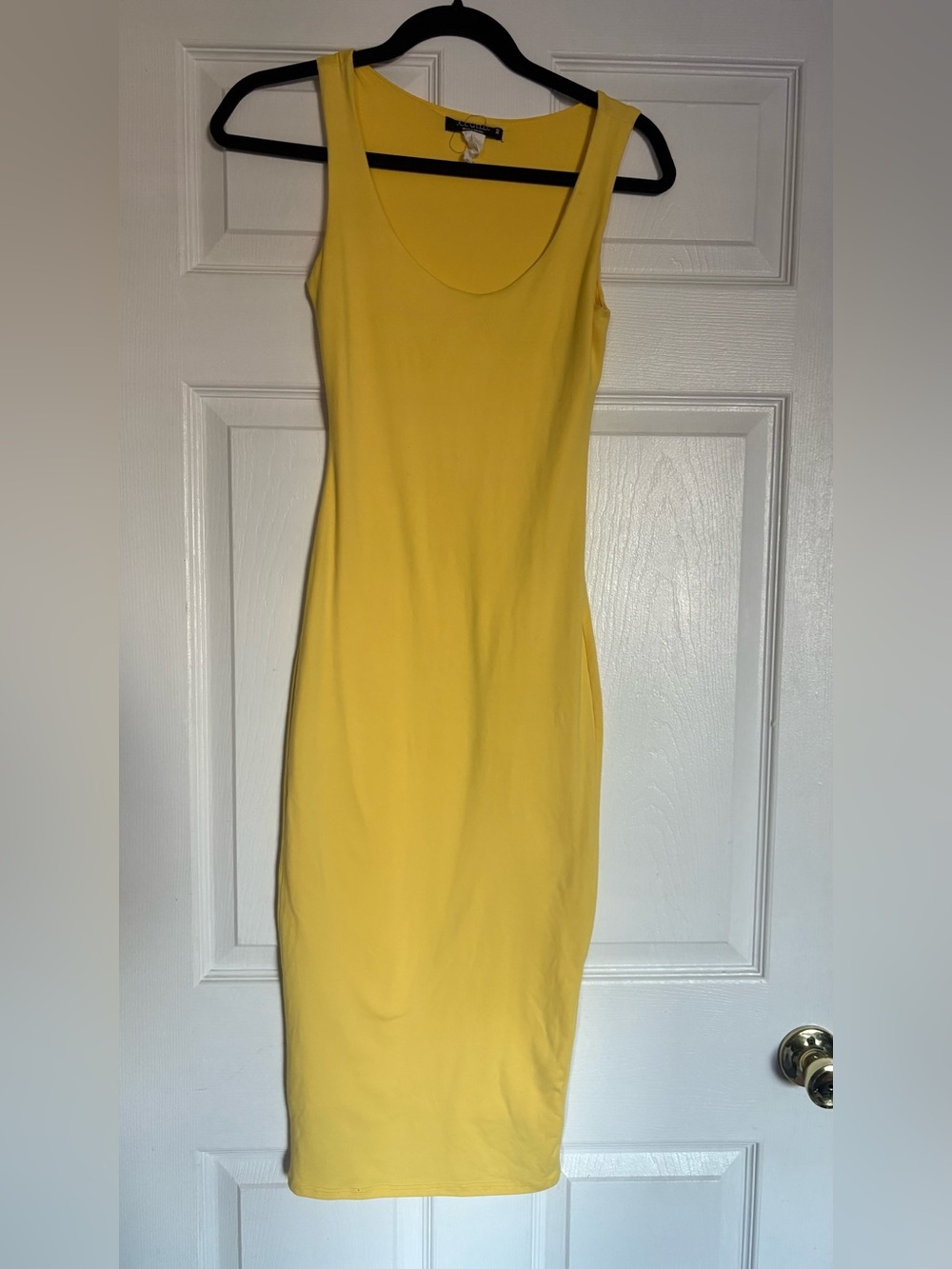 Yellow Bodycon Women’s Stretch Dress
